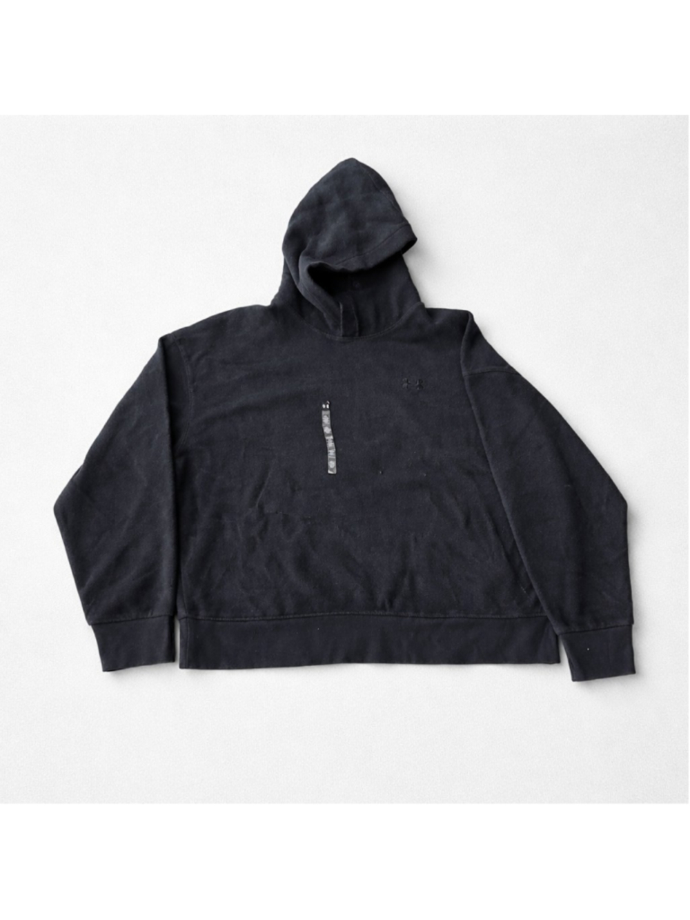 Under Armour Mens Icon Rev Terry Hoodie Black XL